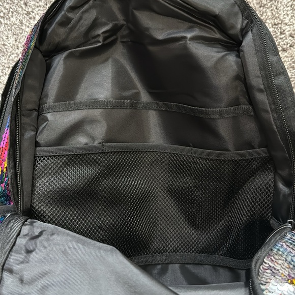 Pink Victoria’s Secret Sequin Campus Backpack - Picture 5 of 6